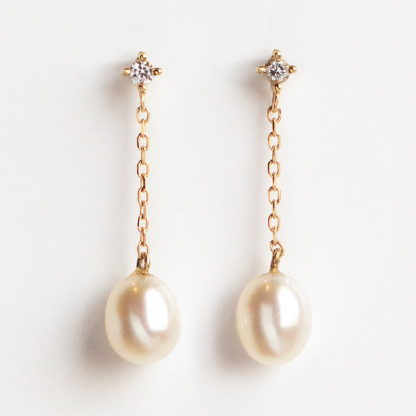 Bevan Hammered Pearl Drop Earrings Jewellery India Online - CaratLane.com